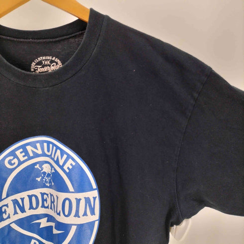 テンダーロイン TENDERLOIN TEE GENUINE PARTS サークル スカル サンダー プリント クルーネック Tシャツ メンズ JPN:L