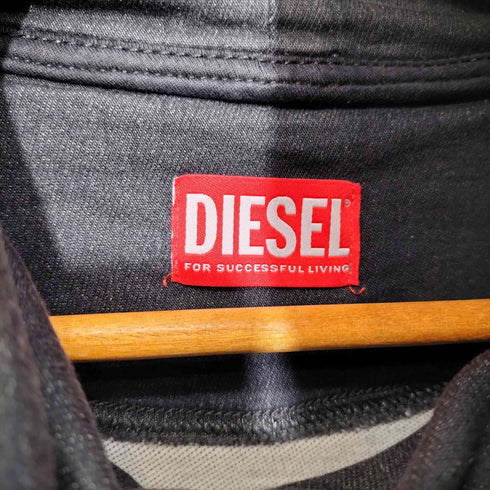 ディーゼル DIESEL 24AW D-NLABELCOL-S TRACK デニム ハイネックトップス メンズ import:XS