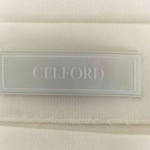 セルフォード CELFORD ウエストリブニットワンピース レディース 38