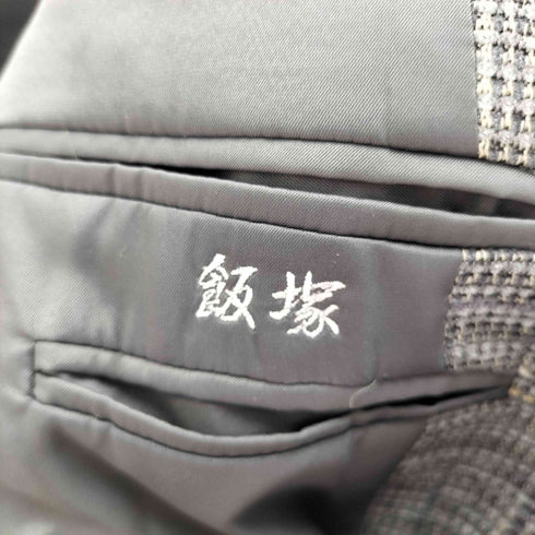 THISTLE HARRISONS シルク混 チェック2Bテーラードジャケット 総裏 メンズ R36-44