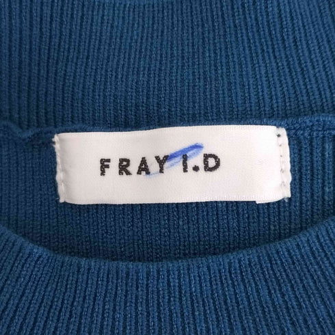 フレイアイディー FRAY I.D ヘリンボーン プリーツニットワンピース レディース