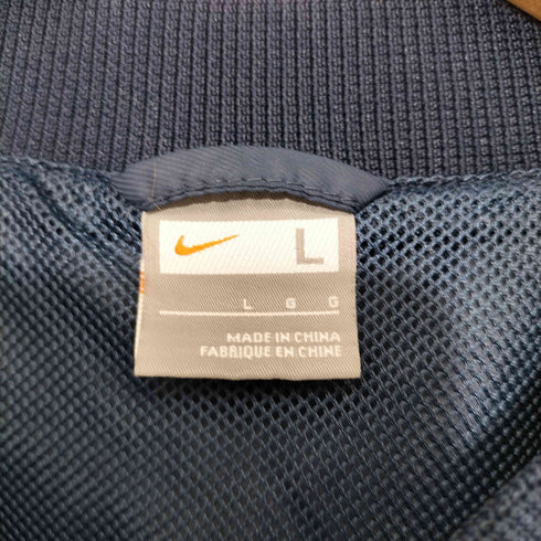 ナイキ NIKE 00S ロゴ刺繍 Vネック プルオーバージャケット メンズ import:L