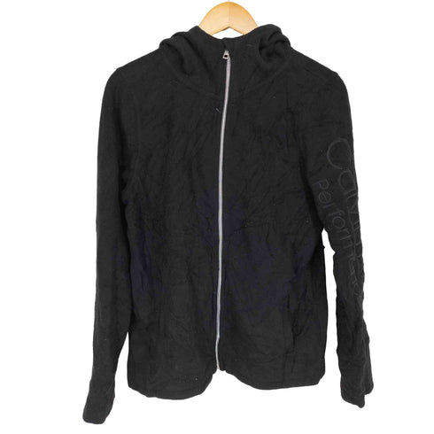 カルバンクラインパフォーマンス CALVIN KLEIN PERFORMANCE ジップアップ フリースパーカー メンズ L
