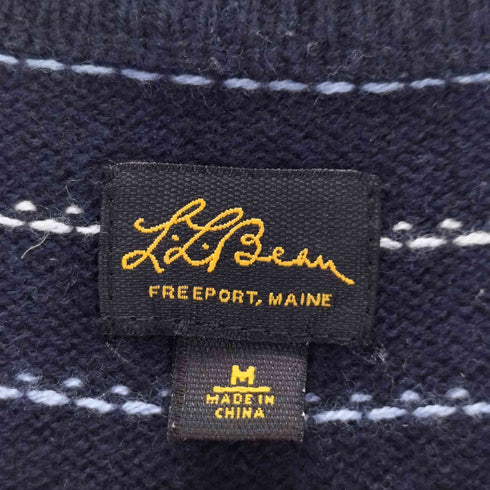 エルエルビーン L.L.Bean ウール ボーダーカーディガン レディース import:M