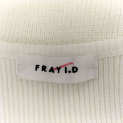 フレイアイディー FRAY I.D ダイヤネックフレアニットワンピース レディース FREE