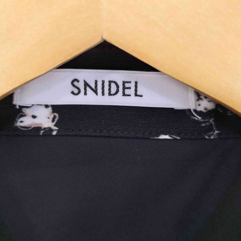 スナイデル snidel 23AW Sustaina プリントフリルミニワンピース レディース JPN:0