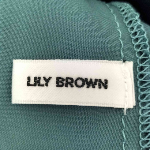 リリーブラウン Lily Brown ボリュームチュールニットワンピース レディース FREE