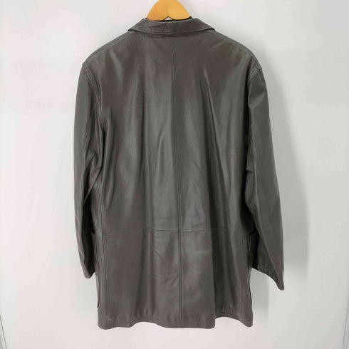 ランバンクラッシック LANVIN CLASSIQUE OLD オールド スタンドカラーラムレザージャケット 2WAY メンズ F46