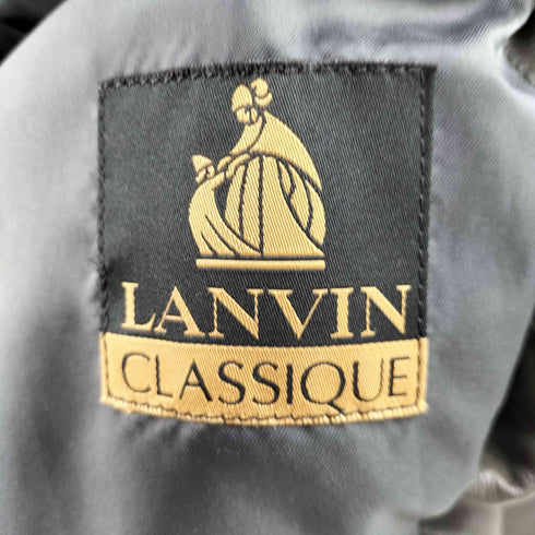 ランバンクラッシック LANVIN CLASSIQUE OLD オールド スタンドカラーラムレザージャケット 2WAY メンズ F46