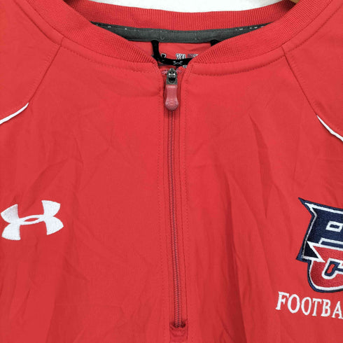 アンダーアーマー UNDER ARMOUR ハーフジップ ロゴ刺繍 フットボール プルオーバー メンズ 2XL