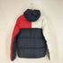 トミージーンズ tommy jeans フード付 ロゴワッペン ハイネック 中綿ジャケット メンズ import:M