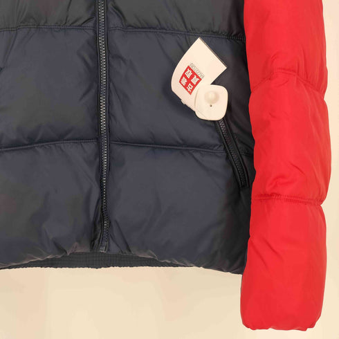 トミージーンズ tommy jeans フード付 ロゴワッペン ハイネック 中綿ジャケット メンズ import:M