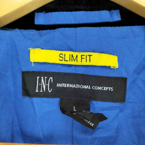 I.N.C SLIM FIT 2B ベロアテーラードジャケット メンズ L