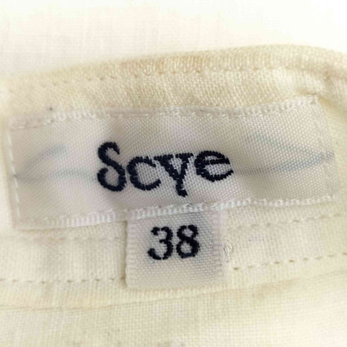サイ SCYE リネン高密度タックブラウス レディース JPN:38