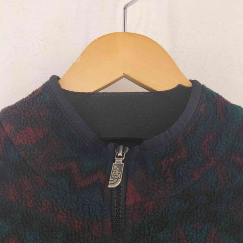 ザノースフェイス THE NORTH FACE USA製 総柄 フリースベスト メンズ import:M