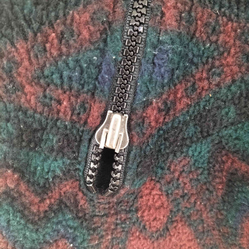 ザノースフェイス THE NORTH FACE USA製 総柄 フリースベスト メンズ import:M