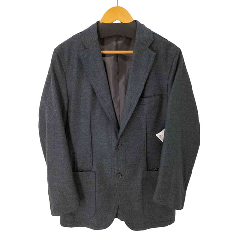 アレグリ allegri ピンタックデザインメランジ2Bテーラードジャケット メンズ import:M