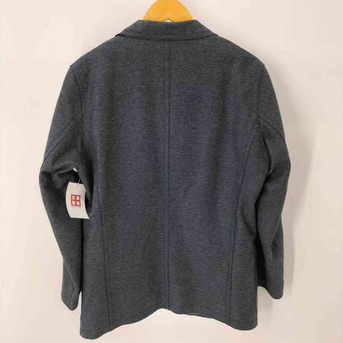 アレグリ allegri ピンタックデザインメランジ2Bテーラードジャケット メンズ import:M