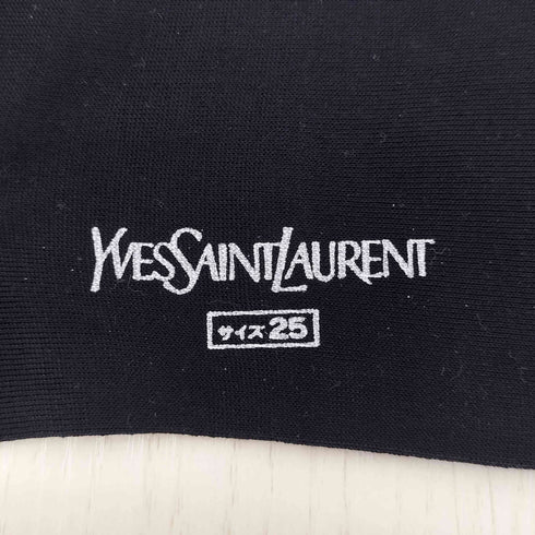 イヴサンローラン Yves Saint Laurent ロゴ刺繍 ソックス 靴下 メンズ 25