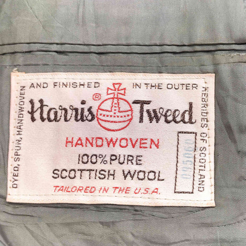 ハリスツイード Harris Tweed ウールテーラードジャケット メンズ
