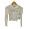 Praying MAIN CHARRACTERプリント ジップアップニットポロシャツ レディース JPN:M