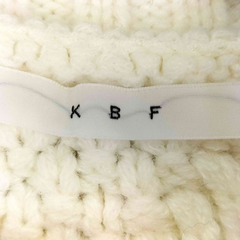 ケイビーエフ KBF ケーブルパッチワークハイネックベスト レディース ONE SIZE