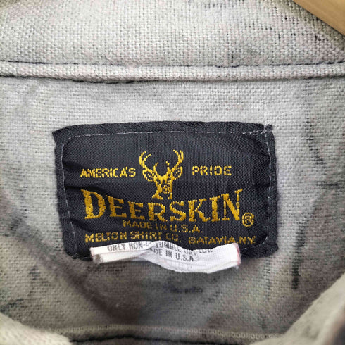 DEERSKIN USA製 TREBARK シャモアシャツ メンズ import:L