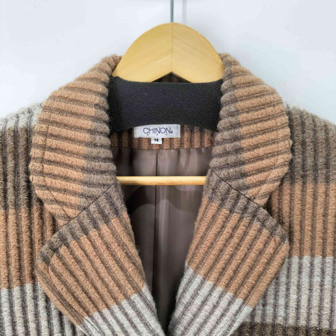 chinon ウールボーダーチェスターコート レディース JPN:M