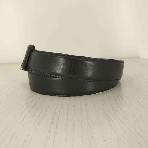 カルバンクライン CALVIN KLEIN USA製 ロゴ刻印 レザーベルト メンズ