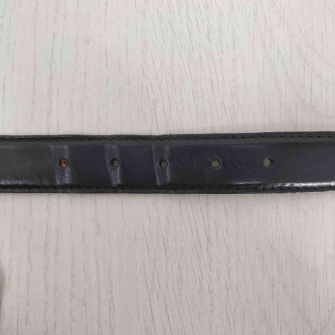 カルバンクライン CALVIN KLEIN USA製 ロゴ刻印 レザーベルト メンズ