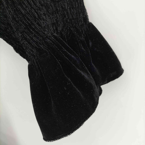 ザラ ZARA VELVET MINI DRESS レディース import:S