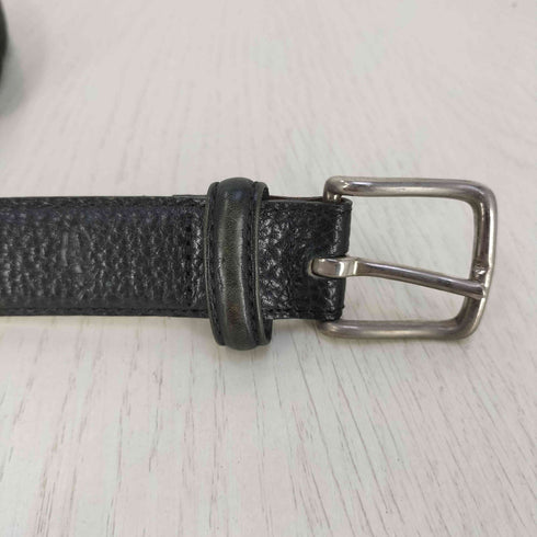ポロラルフローレン POLO RALPH LAUREN イタリア製 シボ革 レザーベルト メンズ