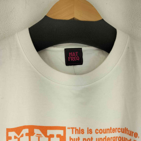 MAT FREQ フロントプリント S/S Tシャツ メンズ