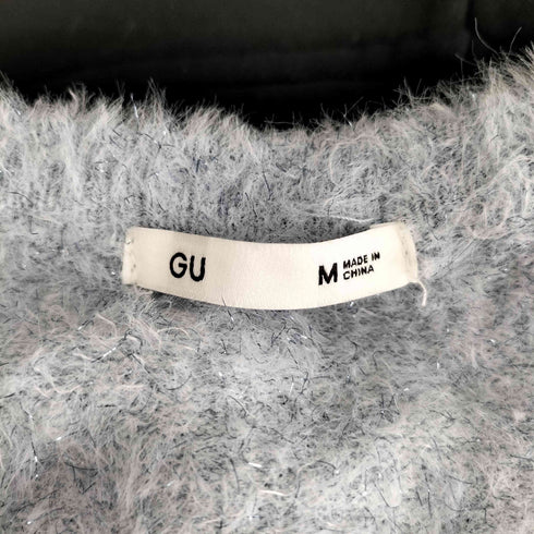 ジーユー GU シャイニークルーネックカーディガンZ レディース import:M