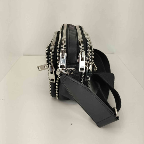 アレキサンダーワン Alexander Wang スタッズデザイン レザーショルダーバッグ レディース