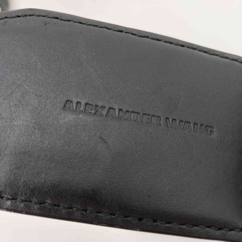 アレキサンダーワン Alexander Wang スタッズデザイン レザーショルダーバッグ レディース