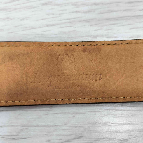 アクアスキュータム AQUASCUTUM レザーベルト メンズ