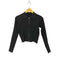 アズールバイマウジー AZUL by moussy ダブルジップリブニットカーディガン レディース FREE