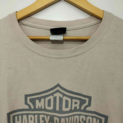 ハーレーダビッドソン HARLEY-DAVIDSON 2014©ビッグプリント クルーネック クロップド S/S TEE メンズ 3XL