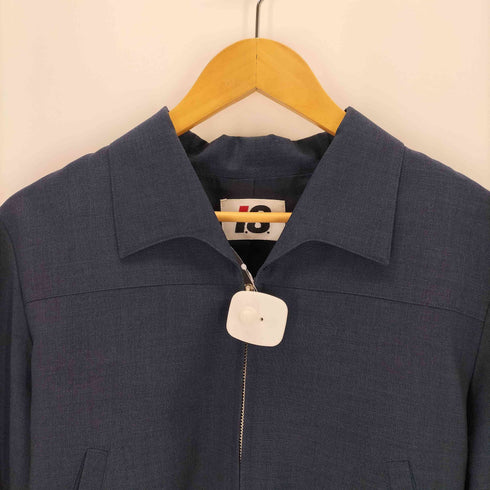アイエスイッセイミヤケ I.S. ISSEY MIYAKE 80s ISタグ ジップアップブルゾン ウールギャバ レディース JPN:M