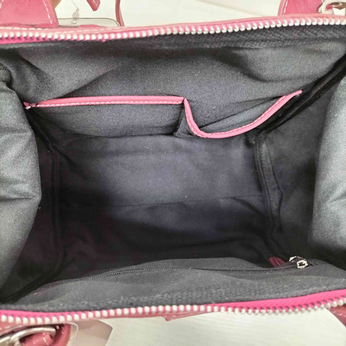 ROZEN fur and leather 格子チェック 2WAYショルダーバッグ レディース