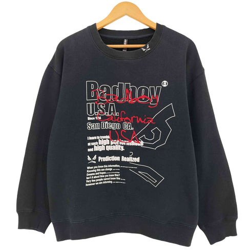 バッドボーイ BADBOY 00S Y2K オーバーサイズ 刺繍 スウェット メンズ 3XL