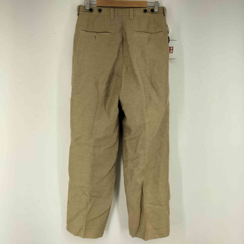 メゾンスペシャル MAISON SPECIAL Dress-Over One-Tuck Wide Straight Pants メンズ JPN:0