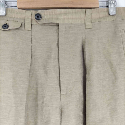 メゾンスペシャル MAISON SPECIAL Dress-Over One-Tuck Wide Straight Pants メンズ JPN:0
