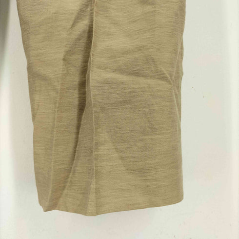 メゾンスペシャル MAISON SPECIAL Dress-Over One-Tuck Wide Straight Pants メンズ JPN:0