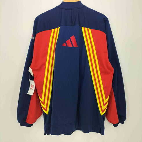 アディダス adidas 90S バックロゴ刺繍 ジップアップトラックジャケット メンズ