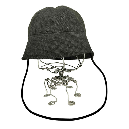 オーバーライド override TWEED NECK CORD GOB HAT メンズ