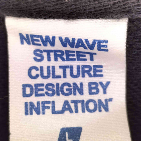 インフレーション INFLATION NEW WAVE STREET CULTURE like money and moved スウェット メンズ JPN:L