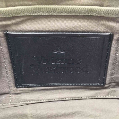ヴィヴィアンウエストウッド Vivienne Westwood レザー切替 ブリーフバッグ メンズ