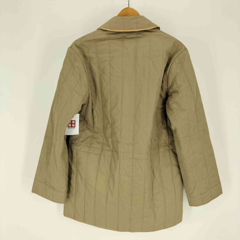 アクアスキュータム AQUASCUTUM 60-70S 英国製 裏地チェック パイピング コットン ポリ キルティング ジャケット メンズ